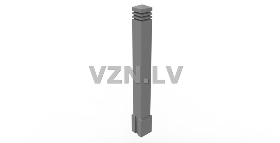 Sausā betona stabs (VZN-04) 200x200x2400 