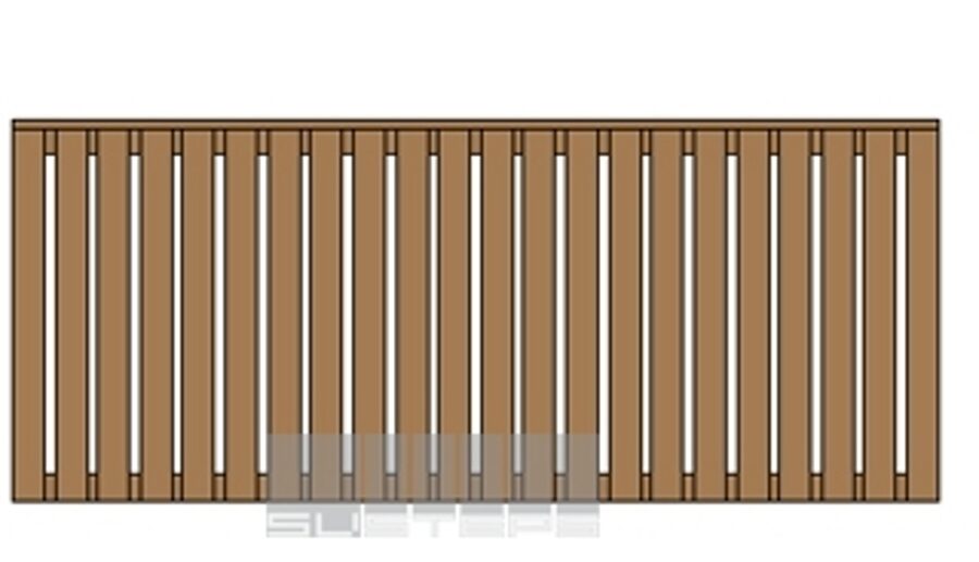 Koka panelis egle 2x krāsots,beicets  H-1500 L-2800
