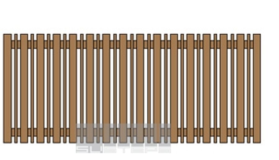 Koka panelis  egle 2x krāsots,beicets  H-1500 L-2800