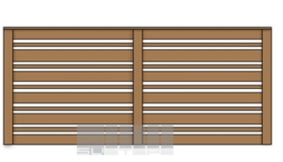 Koka panelis  egle 2x krāsots,beicets  H-1500 L-2800